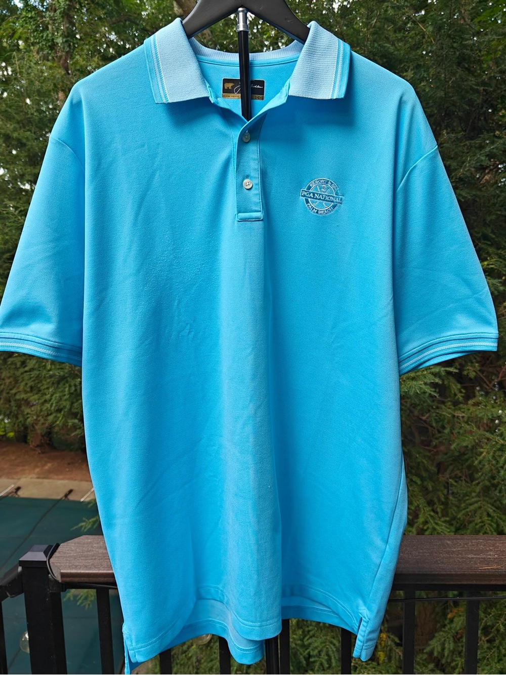 Men's Light Blue Jack Niklaus PGA Resort and Spa Palm Beach Golf Polo